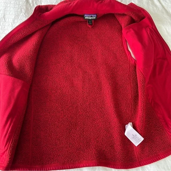 Patagonia Better Sweater Vest Red Full Zip Men's size Small Unisex - Picture 10 of 14